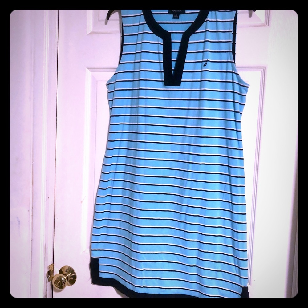 ‼️ Nautica Split Neck Sheath Dress 👑